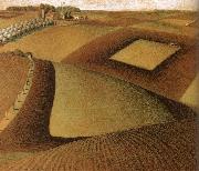 Grant Wood, Break ground